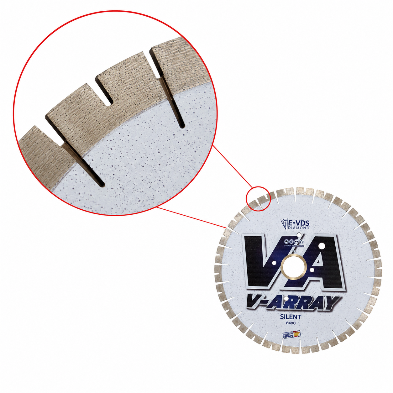 V-ARRAY DIAMOND POSITIONED - GRANIT AND QUARTZ