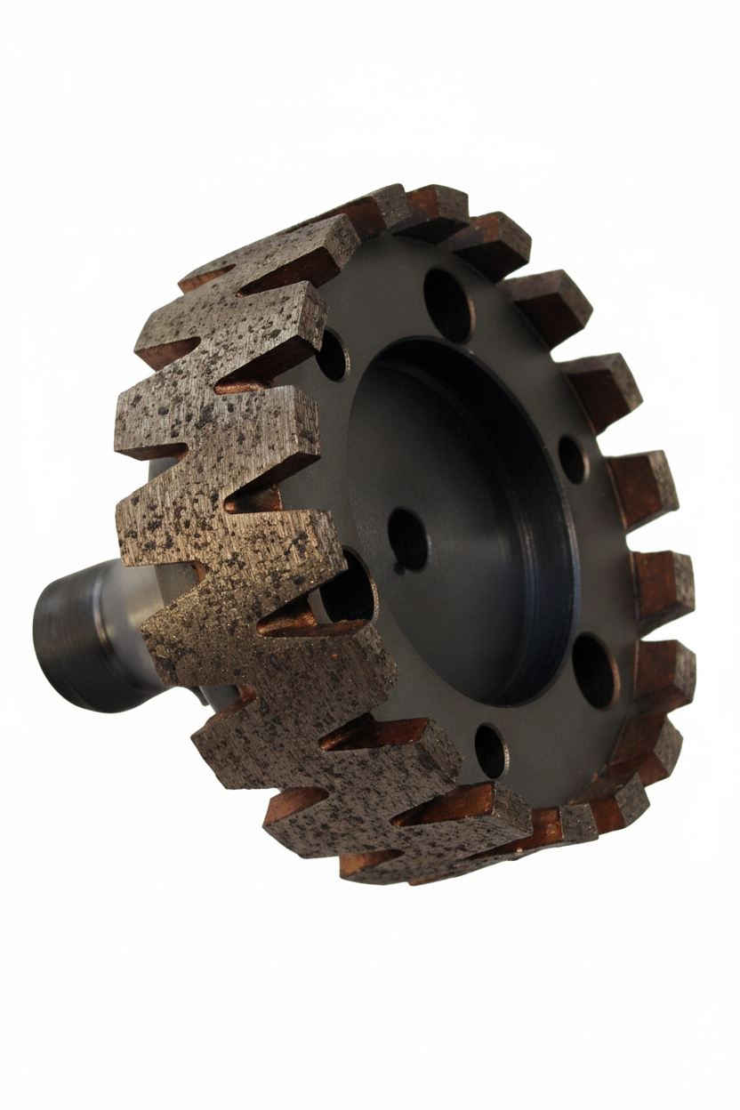 CNC Grooved Reducing Core Bit Ø90 mm for Granite & Composite Stone
