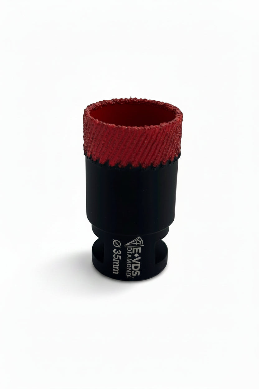 VACUUM MATRIX Diamond Core Drill Bit for Handheld Use