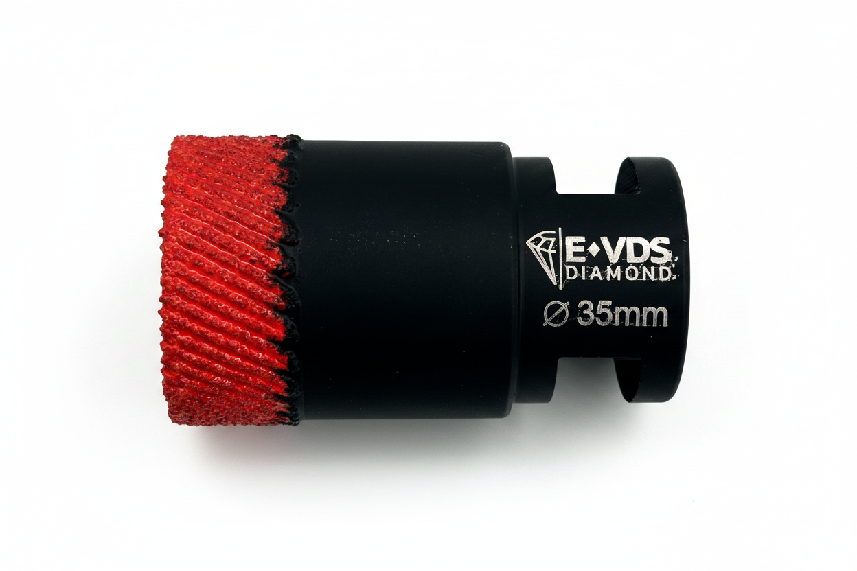 VACUUM MATRIX Diamond Core Drill Bit for Handheld Use