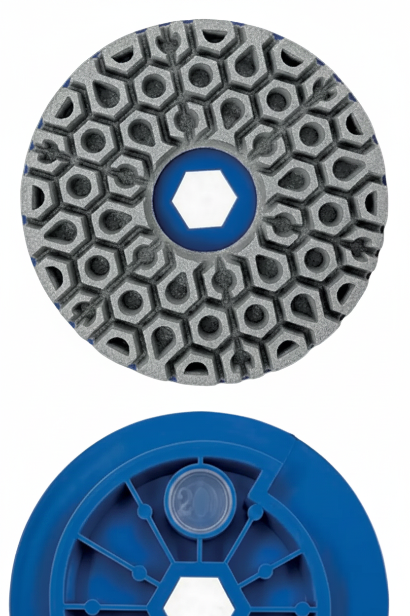 Ø125 MM EDGE PAD E-HONEY SNAIL LOCK