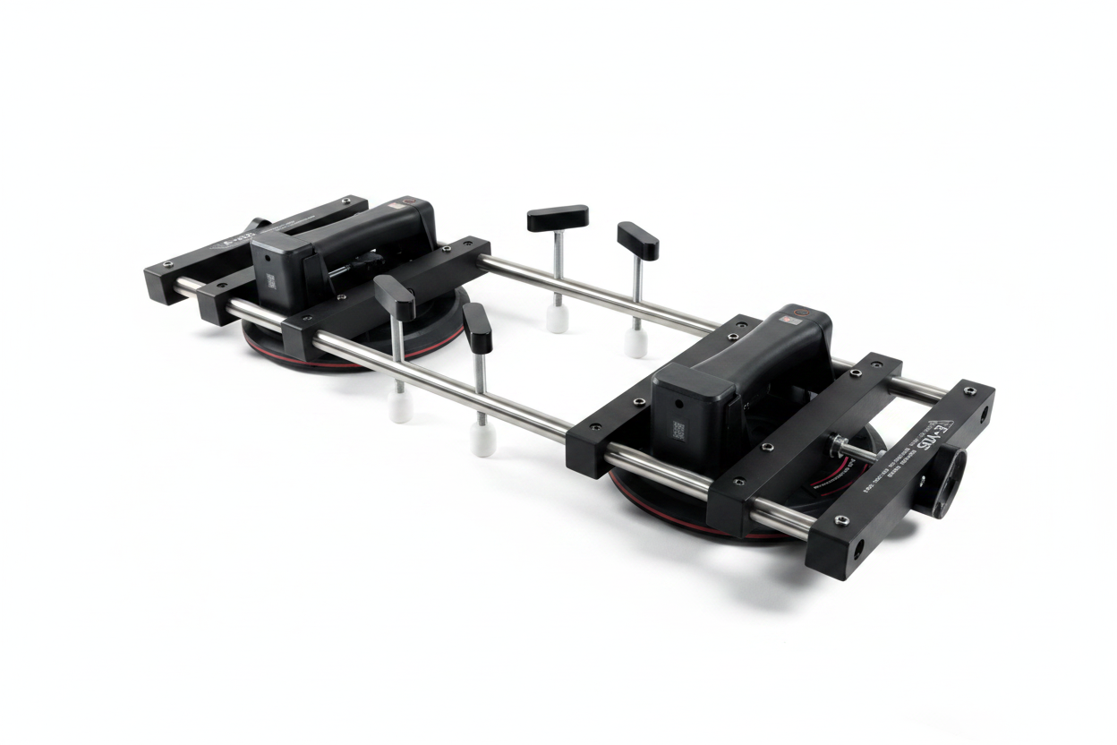 Cordless Seam Leveling Suction Cup with Dual Adjustment System